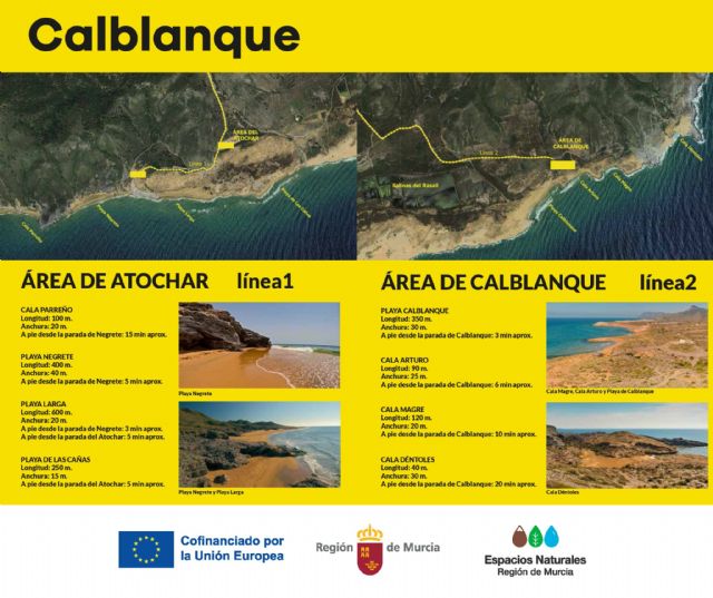 La Comunidad activa este s�bado el servicio de autobuses a las playas de Calblanque, Foto 2