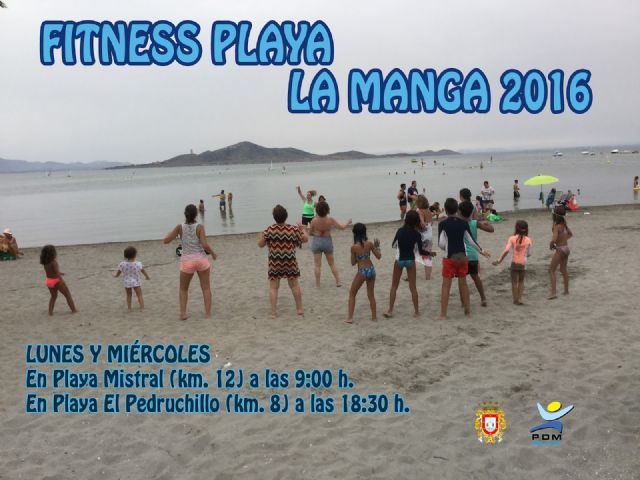 Sesiones de fitness gratuito en las playas de La Manga y La Ribera - 1, Foto 1