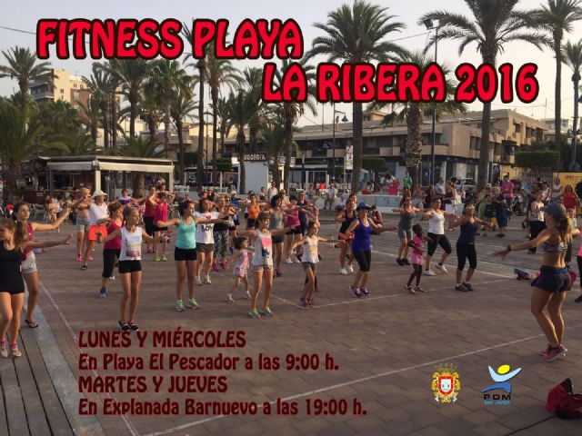 Sesiones de fitness gratuito en las playas de La Manga y La Ribera - 2, Foto 2