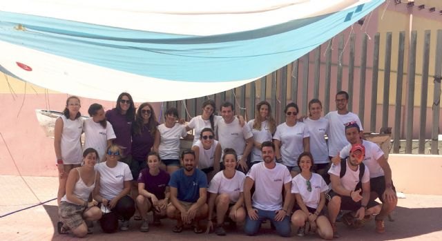 Veinte jóvenes de diferentes comunidades participan en un campo de trabajo para la recuperación del patrimonio de Cartagena - 1, Foto 1