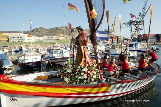 Santa Lucia rememoro la llegada de Santiago a España en el dia de la festividad del santo - 1, Foto 1