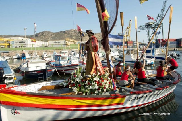 Santa Lucia rememoro la llegada de Santiago a España en el dia de la festividad del santo - 1, Foto 1