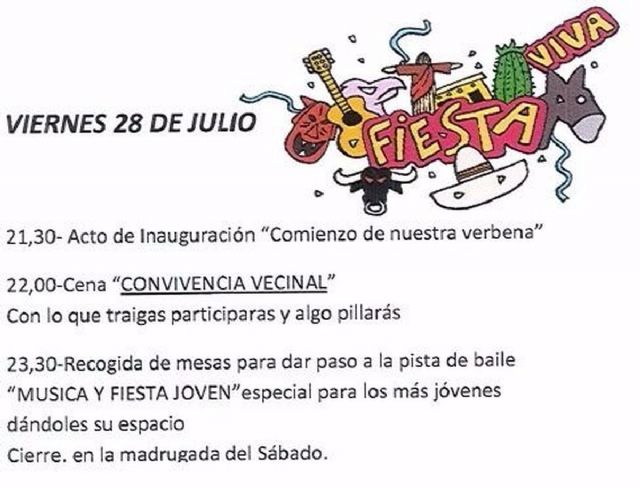 Los Diaz celebra sus fiestas populares este fin de semana con musica, degustaciones gastronomicas y actividades infantiles - 1, Foto 1
