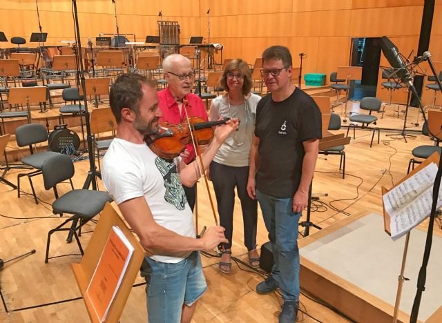 La Orquesta Sinfónica de la Región de Murcia graba un disco con obras de Manuel Moreno-Buendía en el Auditorio regional - 1, Foto 1
