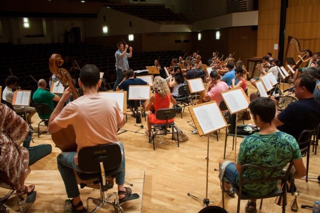 La Orquesta Sinfónica de la Región de Murcia graba un disco con obras de Manuel Moreno-Buendía en el Auditorio regional - 2, Foto 2
