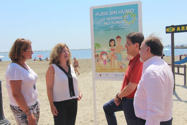 San Pedro del Pinatar se suma a la iniciativa playas sin humo con la de Villananitos - 1, Foto 1