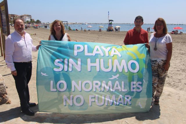 San Pedro del Pinatar se suma a la iniciativa playas sin humo con la de Villananitos - 2, Foto 2