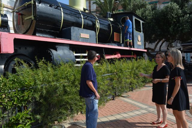 La próxima semana concluyen los trabajos de rehabilitación de la popular máquina del tren - 1, Foto 1