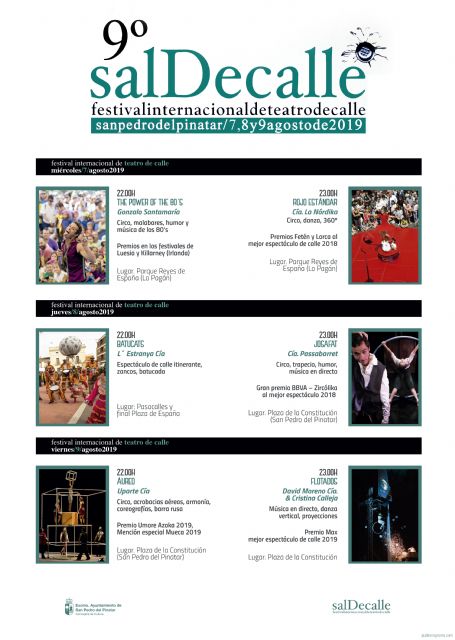 Circo, danza y acrobacias transformarán los espacios públicos de San Pedro del Pinatar en el IX Sal de Calle - 2, Foto 2