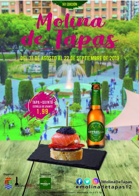 La Ruta MOLINA DE TAPAS cumple 12 años con una amplia oferta gastronómica y de ocio del 31 de agosto al 22 de septiembre - 1, Foto 1