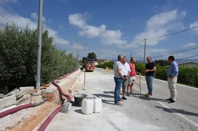 El alcalde de Mula visita las obras de La Puebla de Mula - 1, Foto 1