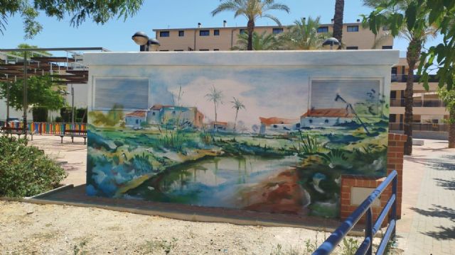 El Esparragal rinde homenaje al artista Saura Mira con un nuevo mural inspirado en 'Amor por la tierra' - 1, Foto 1