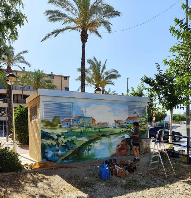 El Esparragal rinde homenaje al artista Saura Mira con un nuevo mural inspirado en 'Amor por la tierra' - 2, Foto 2