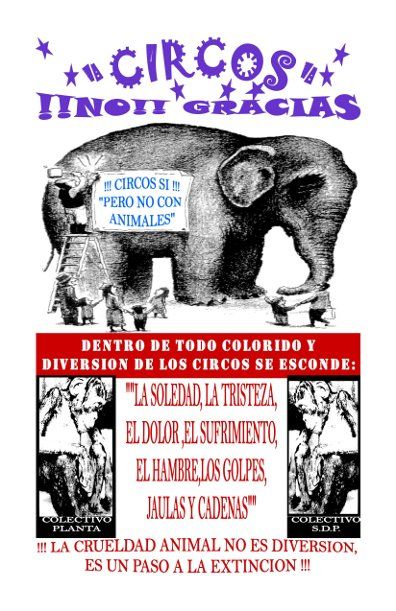 Colectivos y asociaciones animalistas convocan una concentración contra los circos con animales en los Alcázares - 1, Foto 1