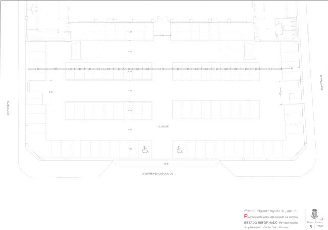 Las obras de renovación del firme del patio y entrada del Mercado de Abastos comenzarán el 4 de septiembre - 2, Foto 2