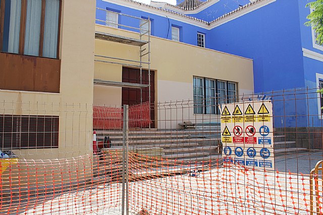 Las obras de rehabilitación del Teatro Ginés Rosa del Centro Sociocultural “La Cárcel” estarán finalizadas para finales de este año, Foto 2