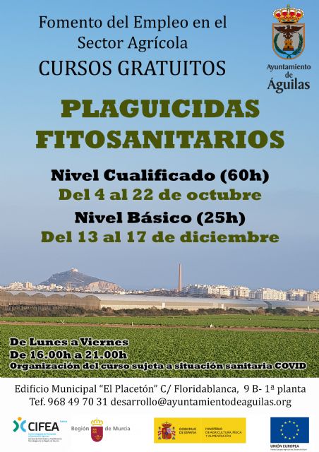 Abierto el plazo de inscripción para el curso gratuito de Usuario Profesional de Productos fitosanitarios nivel cualificado - 1, Foto 1