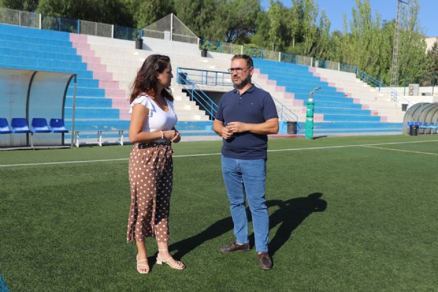 El Ayuntamiento de Lorca instalará una cubierta textil en el graderío del campo de fútbol Mundial 82 Paco El Lomas - 2, Foto 2