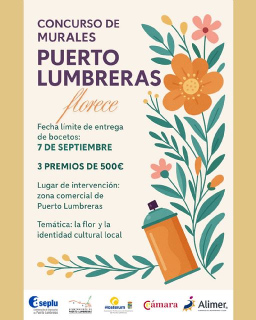 Aseplu en colaboración con el Ayuntamiento y la Cámara de Comercio organiza el I Concurso de Murales 'Embellece Puerto Lumbreras' - 1, Foto 1