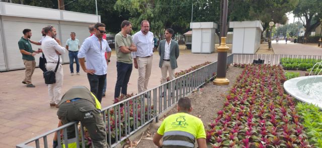 Murcia pone a punto sus zonas verdes y espacios públicos para la Feria de Septiembre - 1, Foto 1