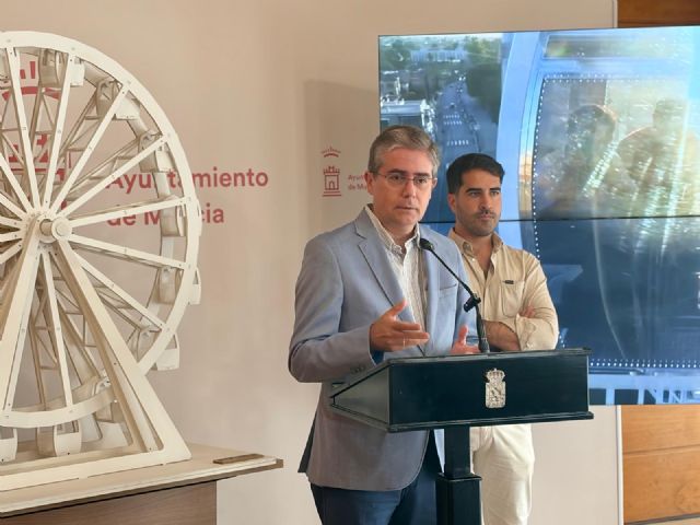 La gran noria volverá a convertirse en uno de los grandes iconos de la Feria de Murcia junto a un mercadillo de artesanía y comercio - 3, Foto 3