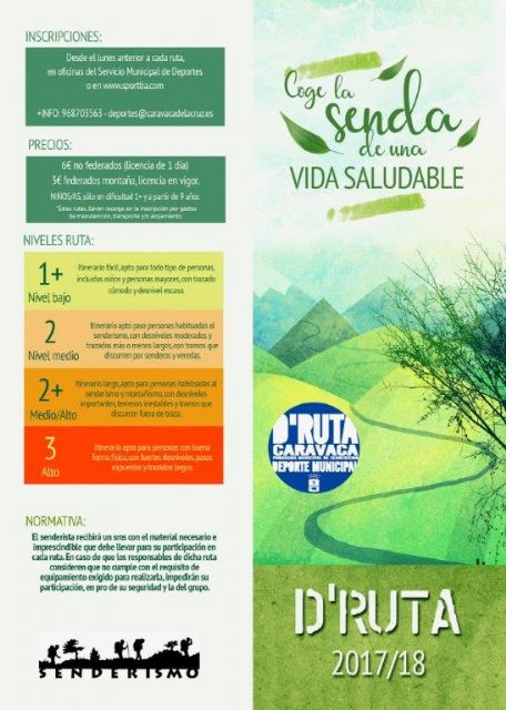 La Concejalía de Deportes programa ocho rutas para fomentar la práctica del senderismo - 2, Foto 2