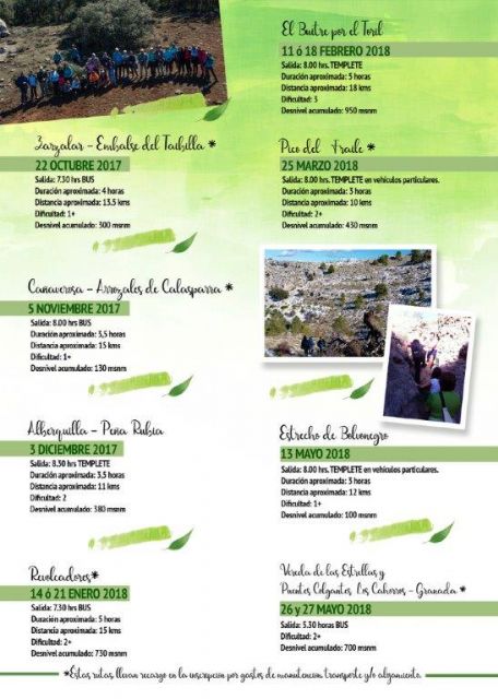 La Concejalía de Deportes programa ocho rutas para fomentar la práctica del senderismo - 3, Foto 3