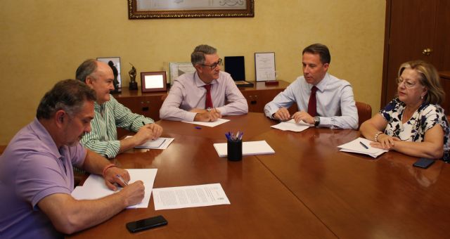 El presidente de la CHS se reúne con el alcalde de Lorca - 1, Foto 1