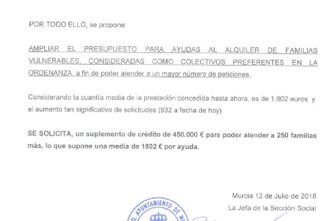 Ahora Murcia plantea la necesidad de crear una Concejalía de Vivienda - 1, Foto 1