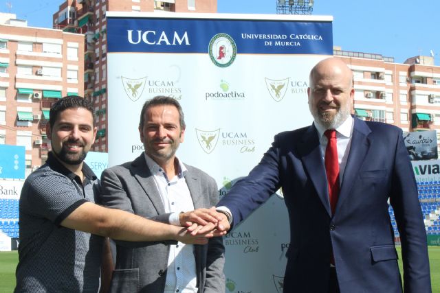 Podoactiva seguirá cuidando la pisada de los futbolistas del UCAM Murcia CF - 2, Foto 2