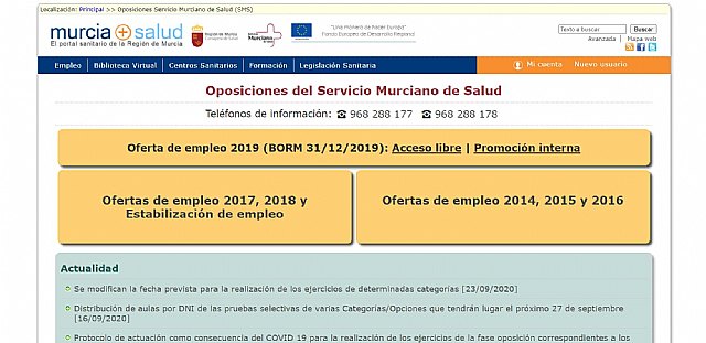 146 opositores están convocados mañana a las pruebas para optar a 9 plazas del SMS - 1, Foto 1