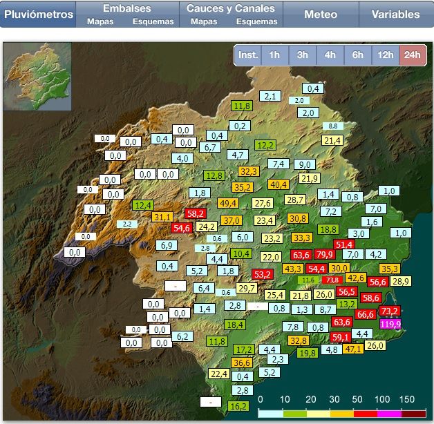 Los cauces, que constituyen el dominio público hidráulico, han tenido un comportamiento normal durante el episodio de precipitaciones, no habiéndose producido desbordamientos en los mismos - 1, Foto 1