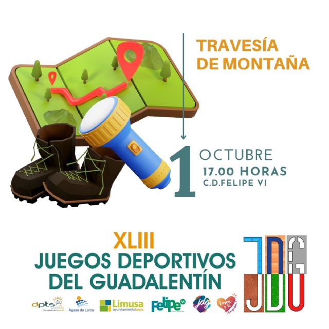 La 43° edición de la Travesía Nocturna de Montaña de los Juegos Deportivos del Guadalentín tendrá lugar los próximos días 1 y 2 de octubre - 1, Foto 1