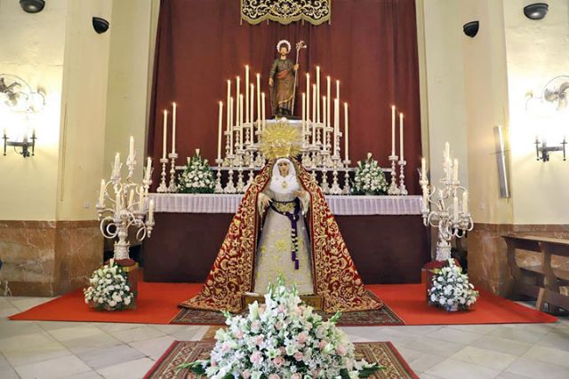 Entrega de Fajín Honorario a Nuestra Señora de los Dolores de la Hermandad de San José Obrero de Sevilla - 1, Foto 1