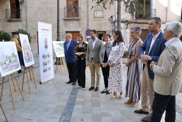 Una muestra de 125 obras de Zacarías Cerezo recoge paisaje, arquitecturas y costumbrismo del Camino de la Vera Cruz - 1, Foto 1