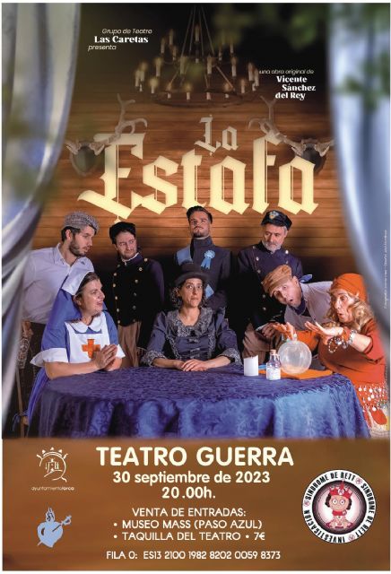 El grupo ‘Las Caretas’ volverá a representar ‘La Estafa’, el 30 de septiembre en el Teatro Guerra, para donar toda la recaudación a la Asociación Mi Princesa Rett - 1, Foto 1