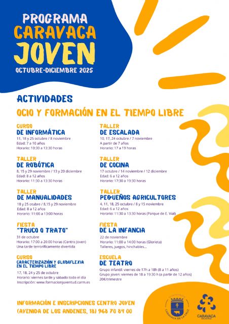 El Ayuntamiento de Caravaca renueva su programación infantil y juvenil con más de veinte propuestas de ocio y formación - 2, Foto 2