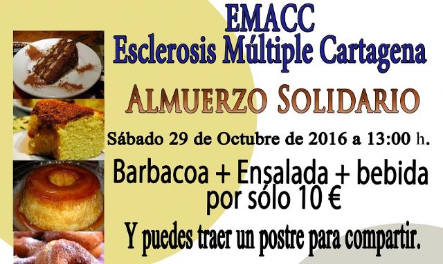 Un almuerzo solidario recaudará fondos para la Asociación de Esclerosis Multiple de Cartagena - 1, Foto 1