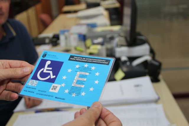 Reducen el tiempo de espera para obtener la tarjeta de estacionamiento de personas con discapacidad en Puerto Lumbreras - 2, Foto 2
