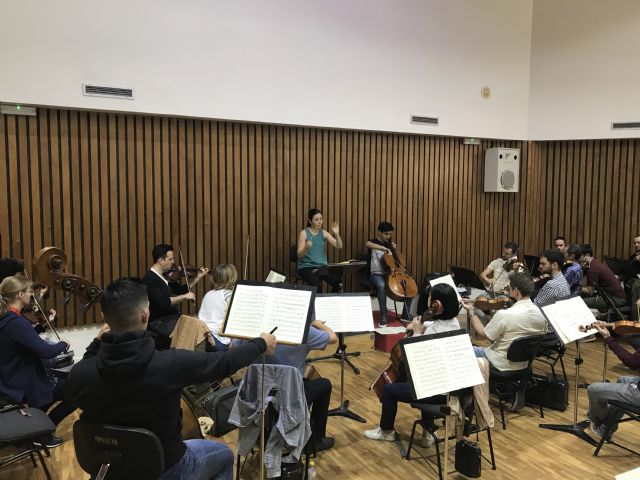La Sinfónica regional ofrece un concierto para conmemorar el centenario del estandarte ´La Oración del Huerto´ del Paso Blanco de Lorca - 1, Foto 1