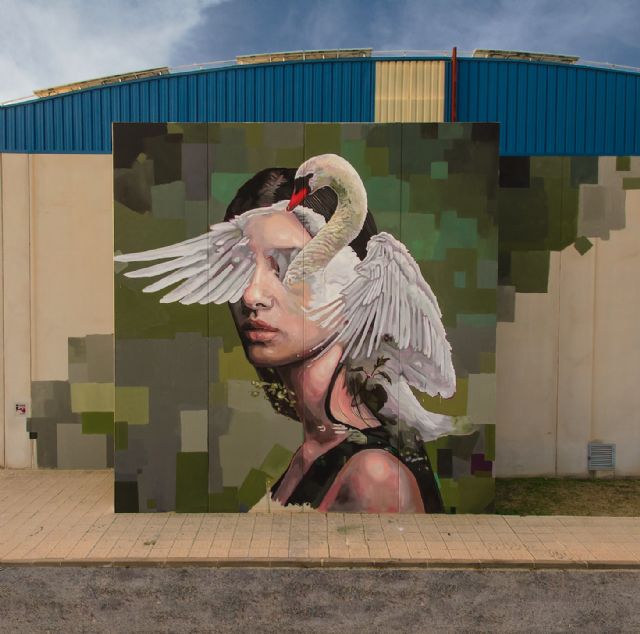 Cristian Blanxer lleva a Murcia su arte figurativo en un impresionante muro de 100m2 - 1, Foto 1
