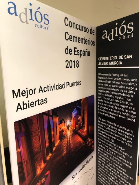 El alcalde recoge en Zaragoza el Premio nacional a la Mejor Actividad de Puertas Abiertas por Don Juan Tenorio. Sueño y realidad en el cementerio de San Javier - 2, Foto 2