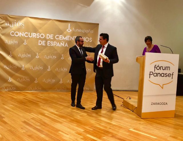 El alcalde recoge en Zaragoza el Premio nacional a la Mejor Actividad de Puertas Abiertas por Don Juan Tenorio. Sueño y realidad en el cementerio de San Javier - 5, Foto 5