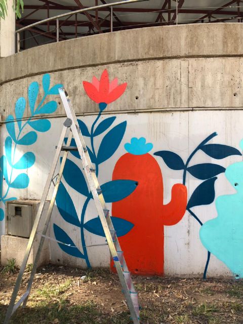 Un jardín geométrico lucirá en las paredes del auditorio del Cuartel de Artillería - 1, Foto 1