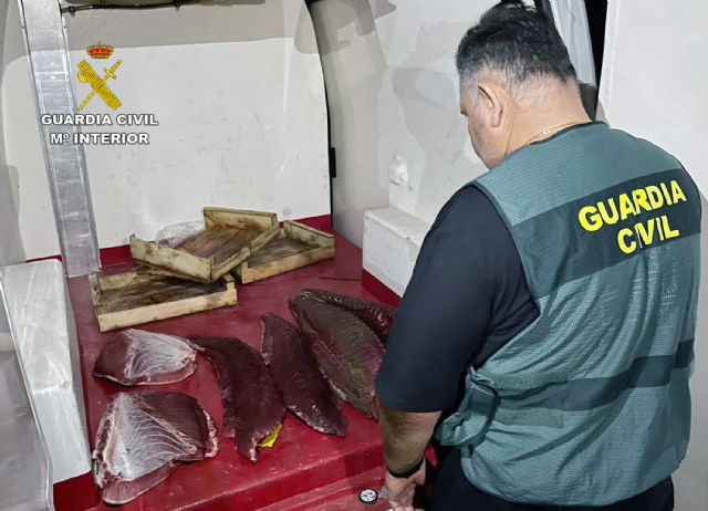 La Guardia Civil desmantela un grupo criminal dedicado a la sustracción de atún rojo en polígonos acuícolas de Cartagena y San Pedro del Pinatar - 1, Foto 1