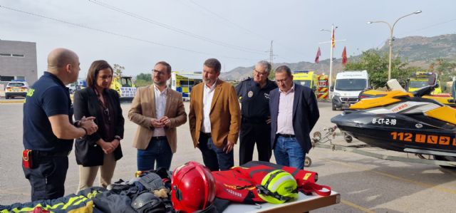 El alcalde de Lorca pone a disposición de la CARM el Centro Integral de Emergencias y Seguridad para acoger la celebración de los cursos regionales de formación - 1, Foto 1