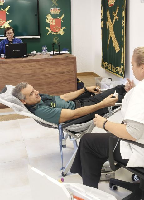 La Guardia Civil colabora altruistamente en la campaña de donación de sangre en Murcia, RSC - 2, Foto 2