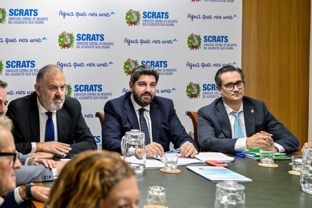 López Miras, regantes y colegios profesionales hacen frente común para exigir que se acelere la reparación del trasvase Tajo-Segura - 2, Foto 2