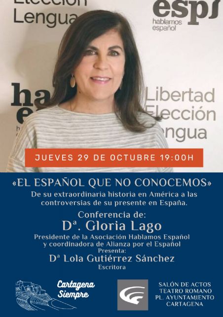 La escritora Gloria Lago expondrá la riqueza del idioma español y los desafíos a los que se enfrenta - 2, Foto 2