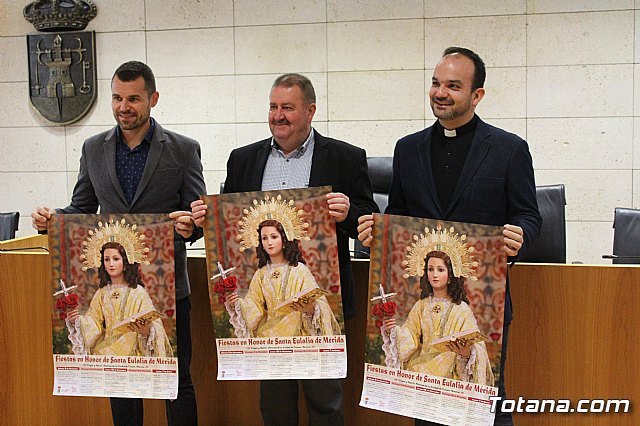 The program of religious acts of the patron saint festivities of Santa Eulalia'2018